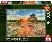 Schmidt Spiele Puzzle Heide im Sonnenuntergang mit 1000 Teilen - Bild 1