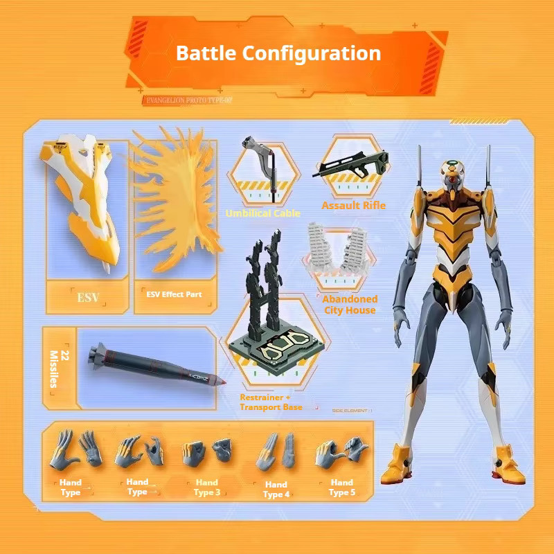 Blokees New Century Evangelion Anime Charakter Baustein Modell Einzelfigur voll beweglich - Bild 3