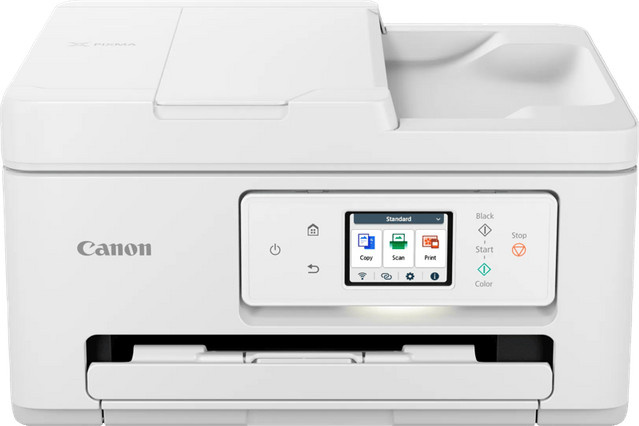 Canon PIXMA TS7750i Inkjet-Multifunktionsgerät in Weiß mit Drucken, Scannen und Kopieren sowie Wi-Fi-Funktion - Bild 1