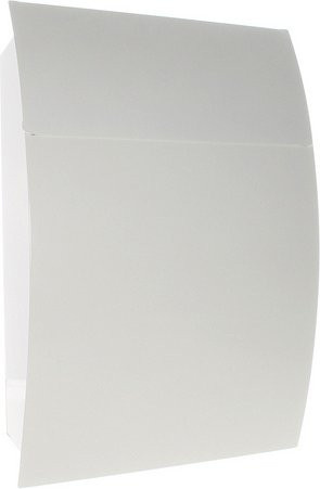 Rottner Briefkasten Wörthersee aus Stahl in Weiß, B: 32 cm, H: 44,5 cm - Bild 1