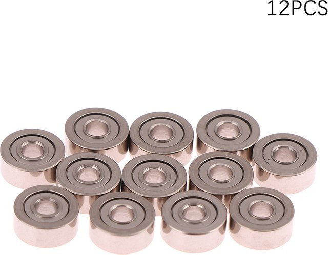 Tamiya Mini 4WD Lager Nachrüsten Teile, 12-teiliges Set, Metall - Bild 1