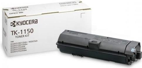 Kyocera TK1150 Toner Schwarz für Laserdrucker M2135dn, M2635dn und M2735 - Bild 1
