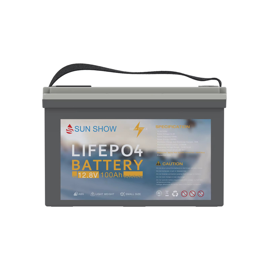 SANDISOLAR 12,8 V 100 Ah LiFePO4 Lithium-Akku mit Bluetooth und BMS, IP65 Deep-Cycle-Akku für Wohnmobile, Wohnwagen und Boote - Bild 7