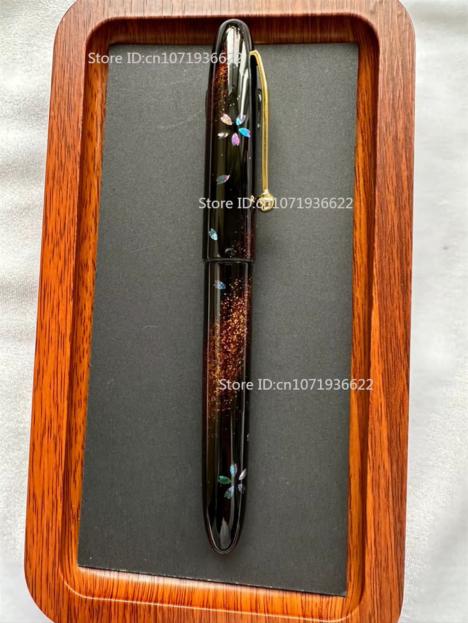 Genius Urushi Lack Raden Perlmutt Maki-e Füllfederhalter für Platinum 3776 Pilot 912 74 742 743 und Sailor 21K 14K - Bild 2
