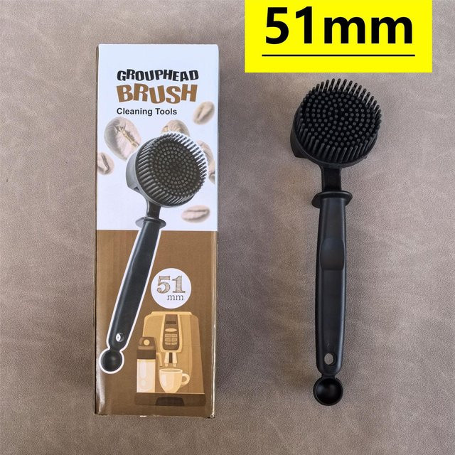 Love Home Garden Silikon Reinigungsbürste für Espressomaschinen in Weiß - Bild 1