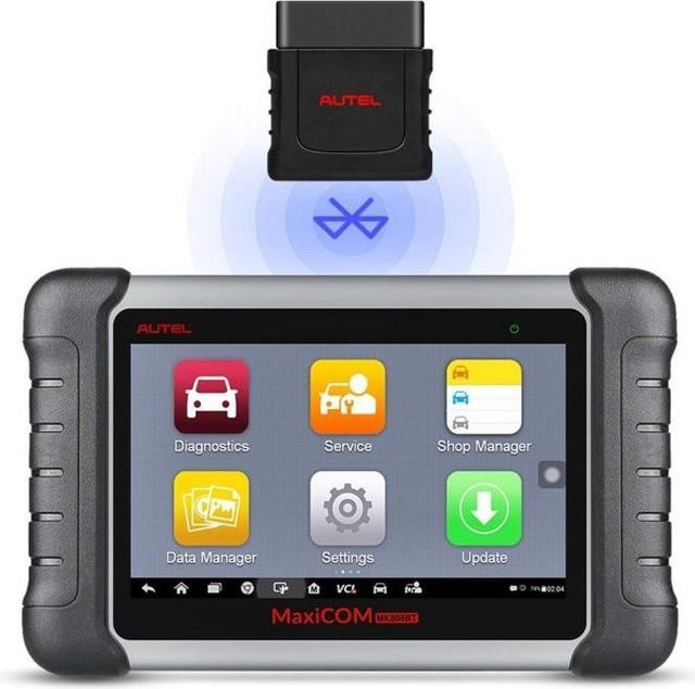Autel MaxiCOM MK808BT OBD2-Scanner mit Bluetooth und 7-Zoll-LCD in Grau mit EPB-Reset-Funktion - Bild 1