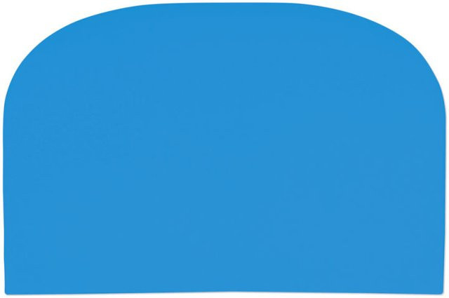 Schneider Teigschaber aus LDPE in Blau, Länge: 14,8 cm, Breite: 9,9 cm - Bild 1