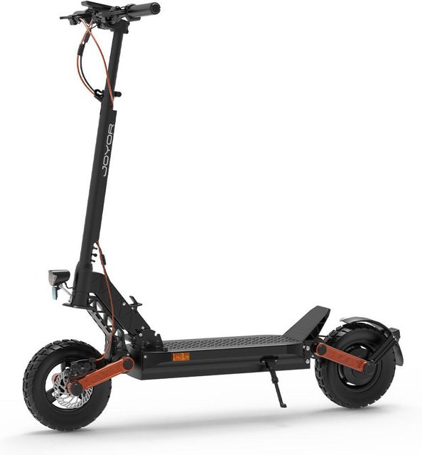 JOYOR S5 Pro Elektroroller mit ABE-Zertifizierung, 500W Motor, 48V-26Ah Akku, 10-Zoll-Reifen, schwarz - Bild 1