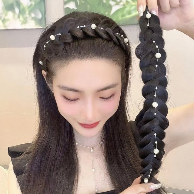 FORWOT Haarband Perle Twist Braid, Damen - Bild 1