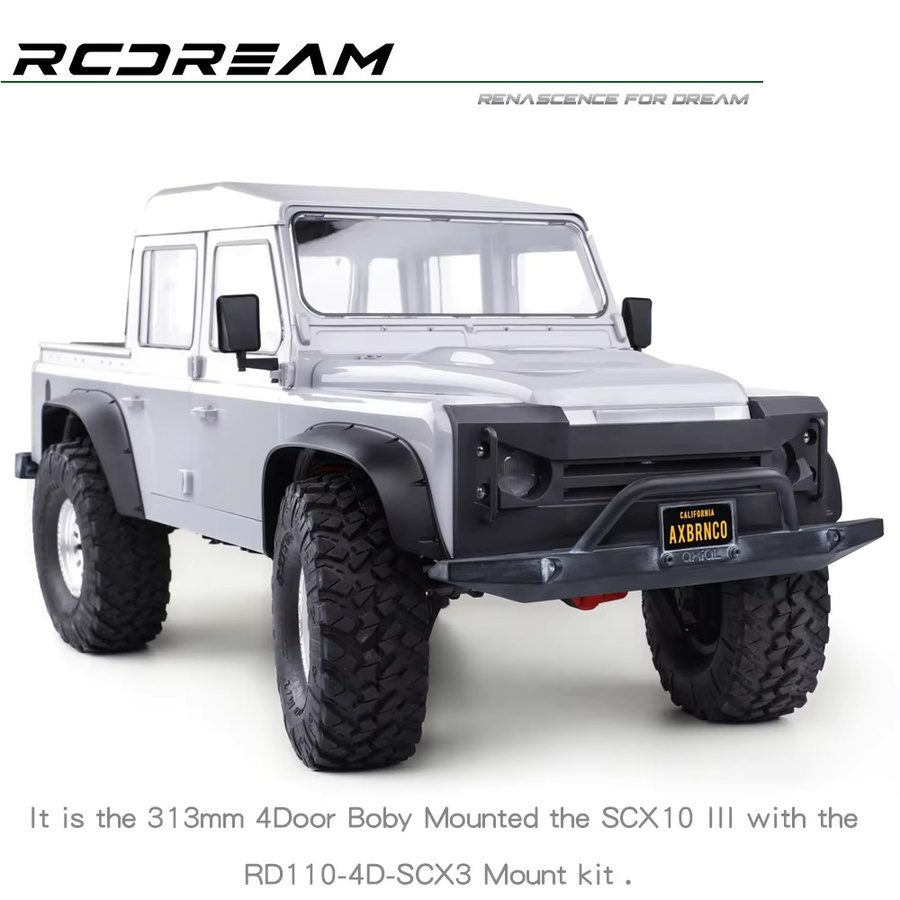 Traxxas Pickup Truck Karosserie, Metall, 1/10, 4 Türen, DIY - Bild 2