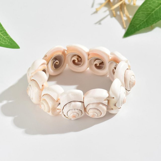 TwinkleBoutique Armband, Muschel, weiß, Damen - Bild 1