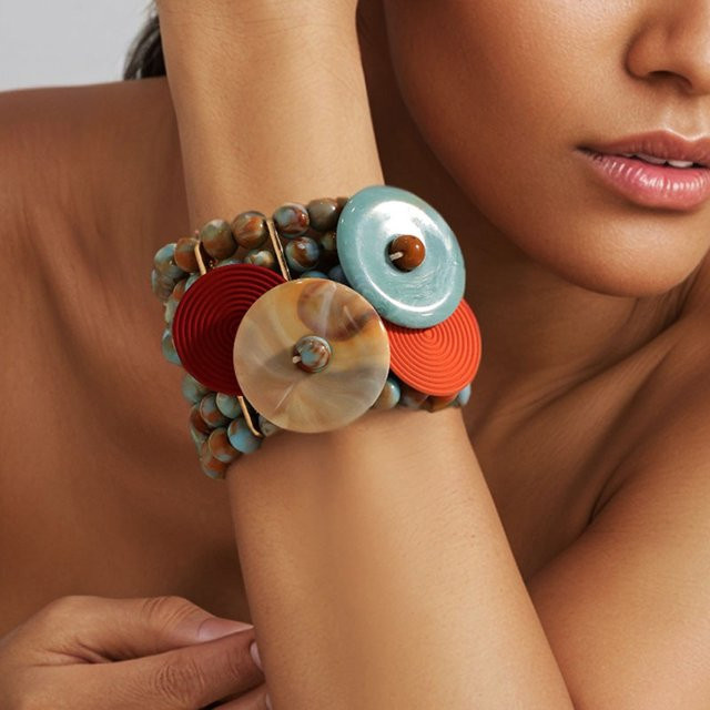 Armband-Set, Perlen, Bunt, Damen - Bild 1