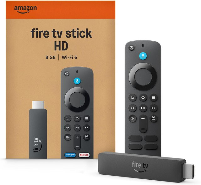Amazon Fire TV Stick HD mit Wi-Fi 6 und Alexa in Schwarz - Bild 1