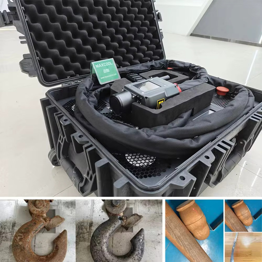 Maxcool 500W Puls-Kofferfaserlaser-Reiniger in Schwarz für Autoreparatur und Schiffsreinigung - Bild 5