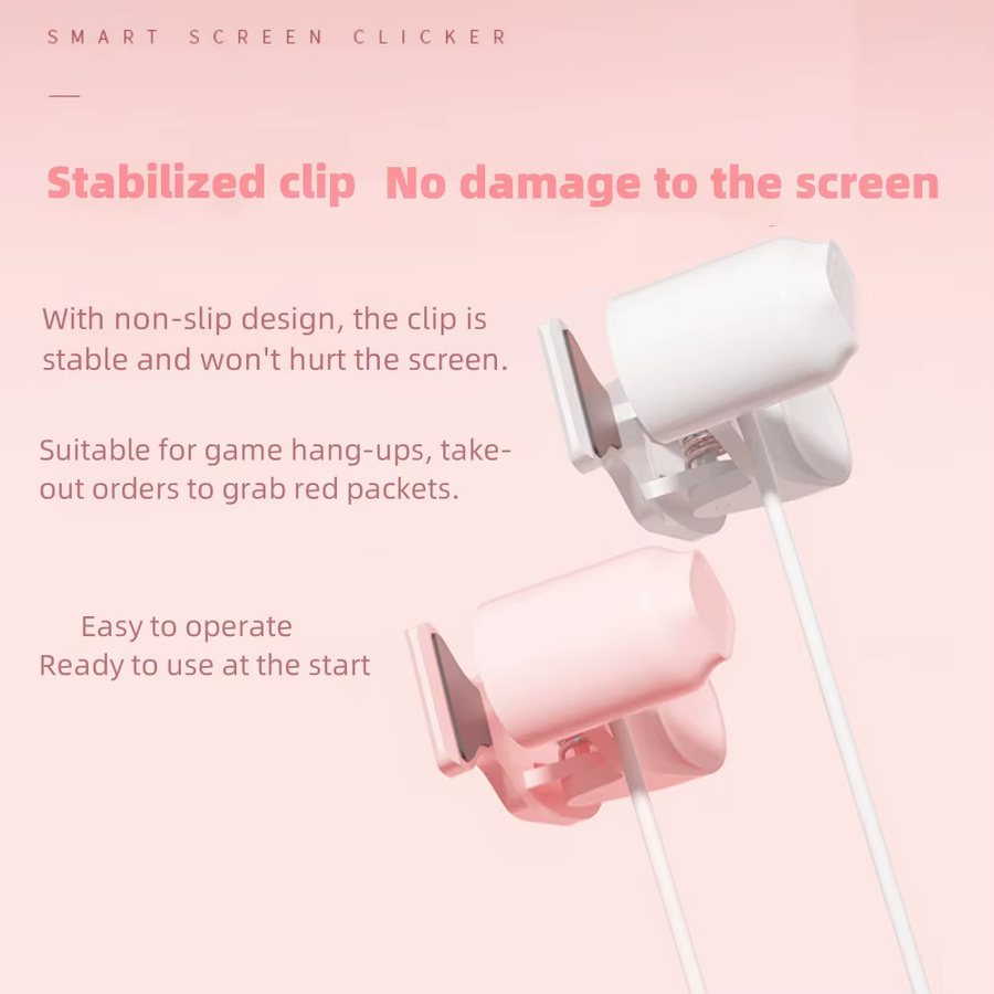 Smart Screen Tapper Automatischer Clicker für Live-Streaming-Plattformen in Pink - Bild 5