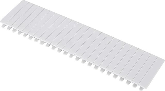 F-Tronic Verschlussstreifen für 12 PLE, 220 mm, Grau - Bild 1