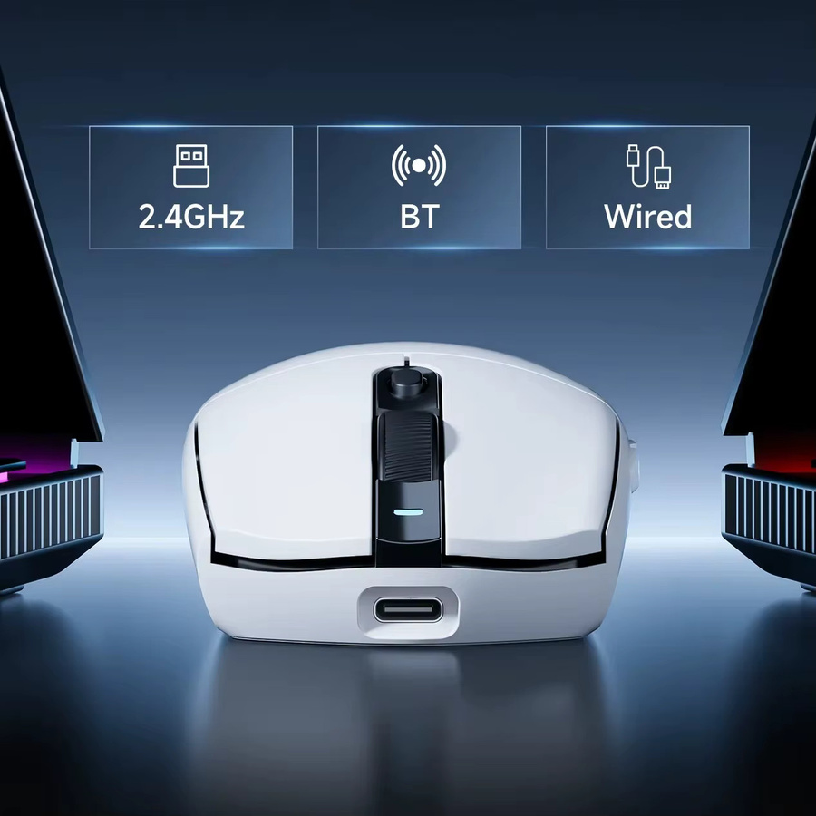 MCHOSE G3 Ultra Wireless Gaming-Maus mit PAW3395 Sensor, 26000 DPI und 8K Polling Rate, ultraleicht 64 g, in Schwarz oder Weiß - Bild 5