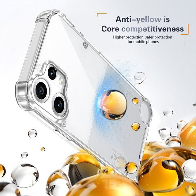 Transparente Silikon-Schutzhülle für Nothing CMF Phone 2 Pro mit stoßfestem Airbag-Design - Bild 1