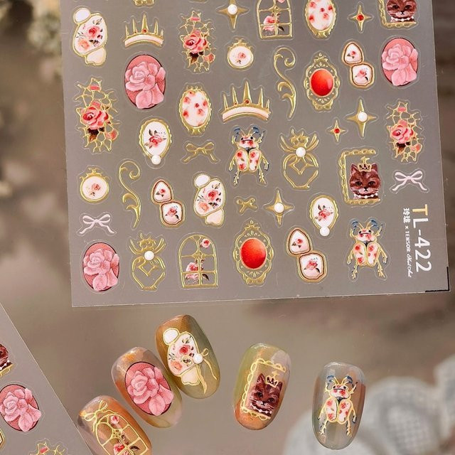 NAILFYOU Nagelkunst-Aufkleber, Glänzend, Unisex - Bild 1