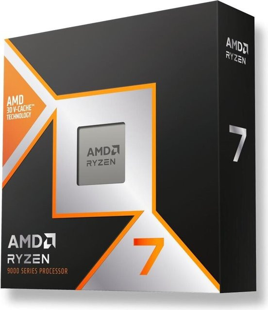 AMD Ryzen 7 9800X3D Prozessor mit 8 Kernen, 4,7 GHz und 96MB Cache, Socket AM5, Schwarz - Bild 2