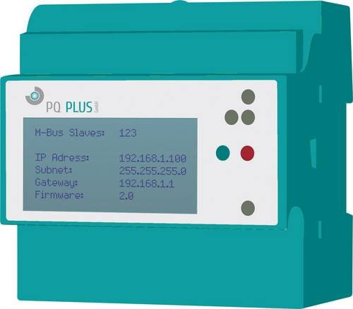PQ Plus PQ M-Zentrale 60 Digitales Hutschienenmessgerät in Türkis - Bild 1