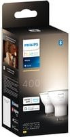 Philips Hue White GU10 LED-Leuchtmittel 2er-Set Warmweiß mit Bluetooth - Bild 2