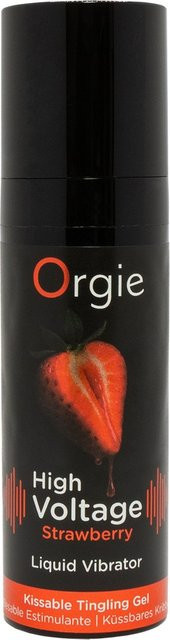 Orgie Stimulationsgel High Voltage Strawberry, Erdbeer-Aroma - Bild 1