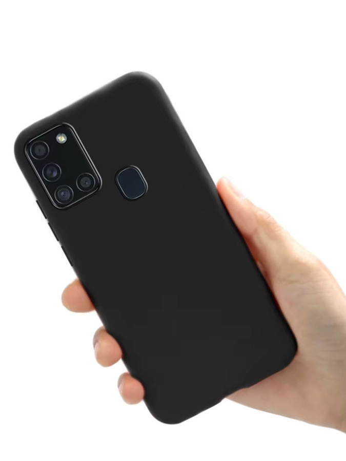 Stoßfeste Silikonhülle für dein Samsung Galaxy A21s in Pink - Bild 3