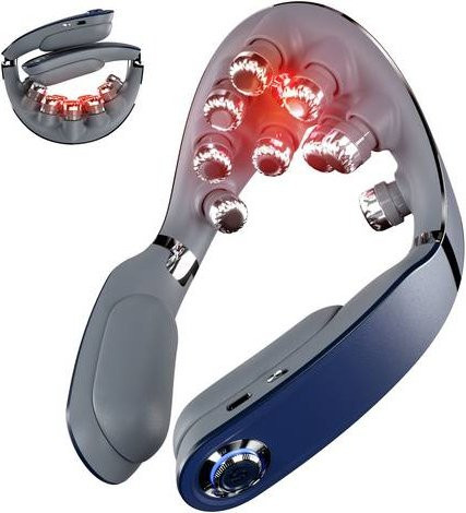 SKG G7 Pro-Fold Nackenmassagegerät in Blau mit 10W Leistung - Bild 2