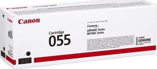 Original Canon 055 Tonerpatrone Schwarz für imageCLASS und i-SENSYS Drucker - Bild 1
