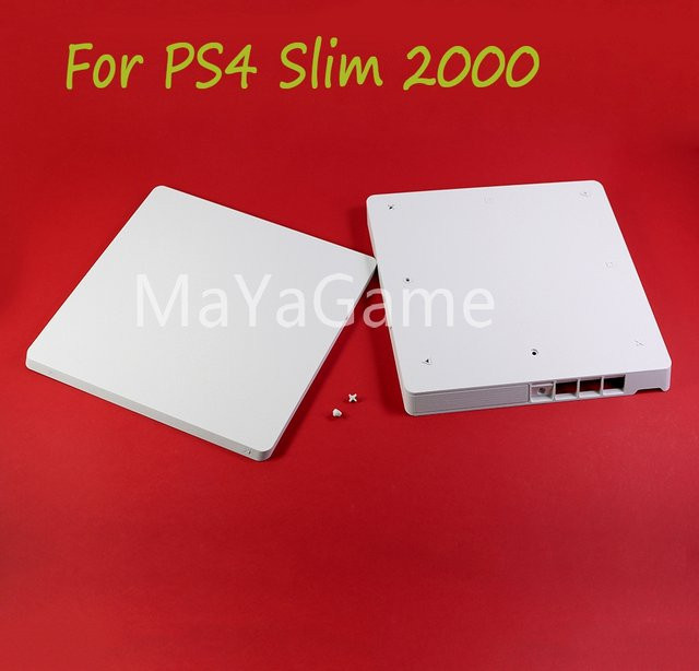 OCGAME Gehäuse-Set für PlayStation 4 PS4 Slim 2000 in Weiß inklusive Schrauben - Bild 1