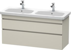 Duravit Waschtischunterschrank DuraStyle in Tau mit 2 Auszügen, B/T/H: 123 x 44,8 x 61 cm - Bild 1