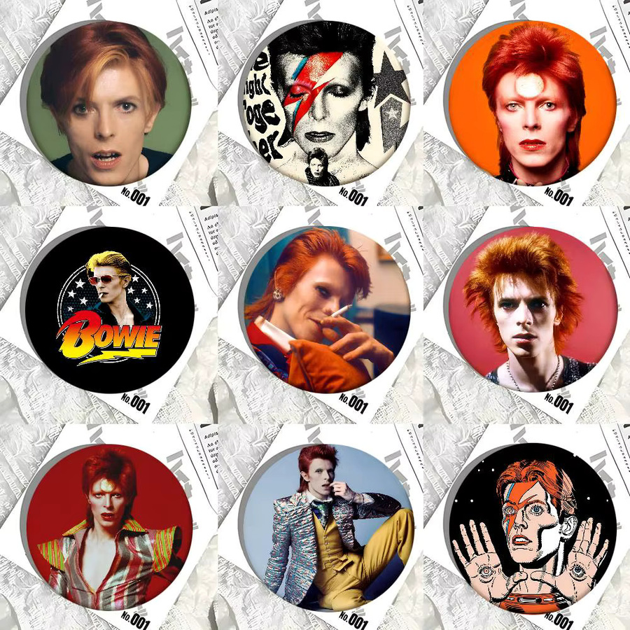 Brosche David Bowie, Anstecknadel, Unisex - Bild 2