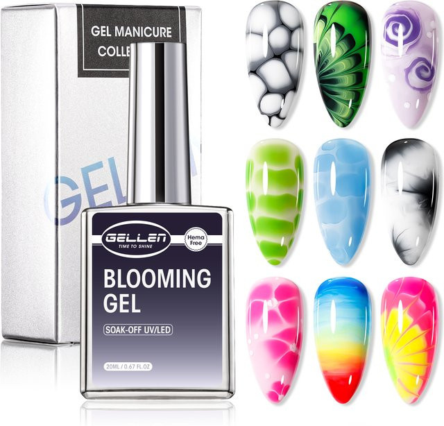 GELLEN Blooming Gel Nagellack, Klar, 20 ml - Bild 1