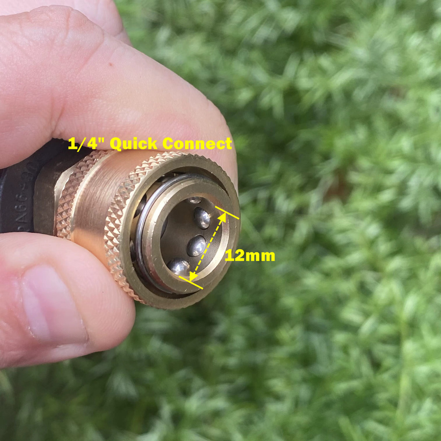 Kärcher Hochdruckreiniger-Schnellverbinder 1/4 Zoll auf Spritzpistole in Gold als Bajonett-Adapter für Waschpistolen - Bild 2