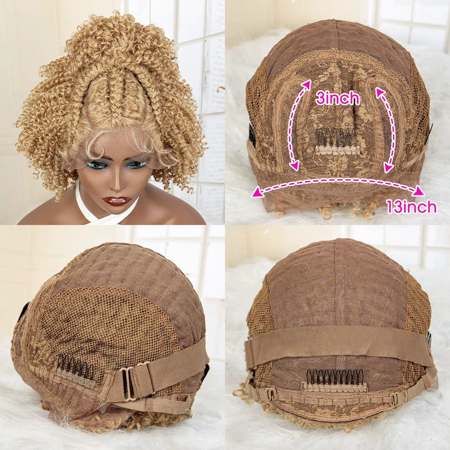 Ultimate Lockige Perücke, Blond, Synthetisch, Damen - Bild 3