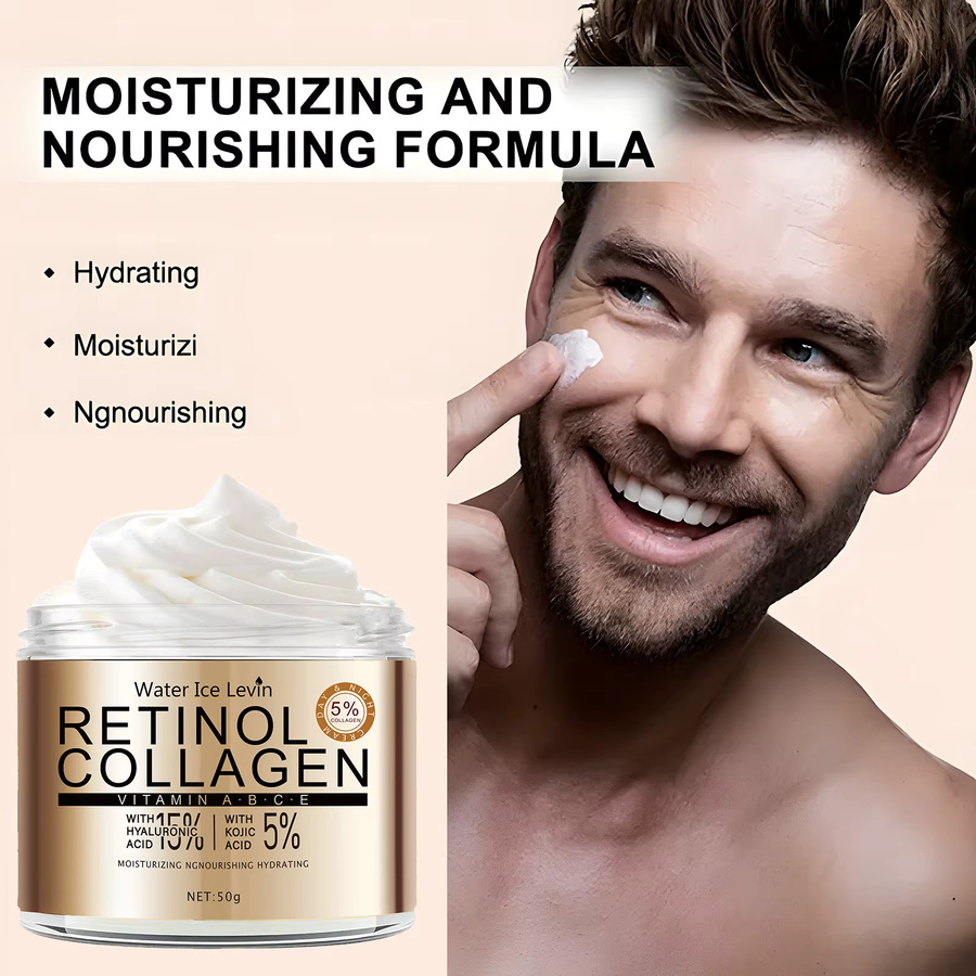 Water Ice Levin Retinol-Kollagen-Creme, mit Hyaluronsäure und Niacinamid, für reife Haut - Bild 3
