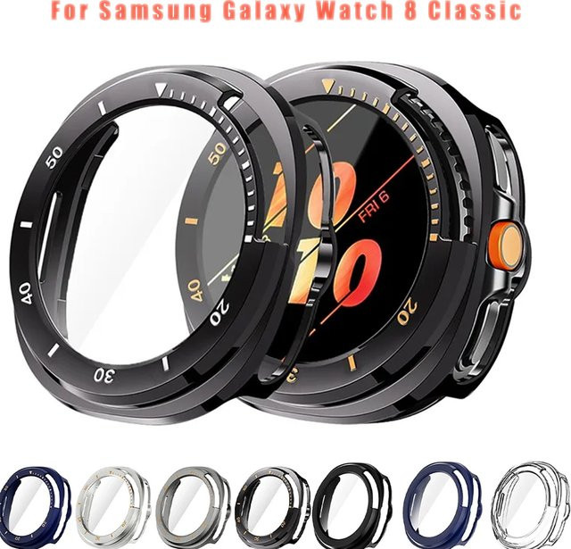 OAKCHARM Uhrenzubehör Samsung Galaxy Watch 8Classic, Silikon, Schwarz - Bild 1