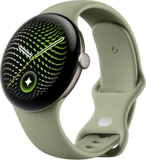 Google Pixel Watch 5 Android Smartwatch in Grün, 45 mm mit Sleep Tracking - Bild 1