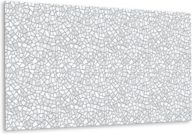Tulup Wandpaneel in Grauer Mosaik-Optik aus PVC, B: 100 cm, H: 50 cm - Bild 1