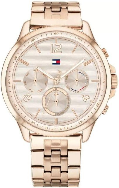 Tommy Hilfiger Damenuhr, Quarz, Edelstahl, Roségold, Analoguhr - Bild 1