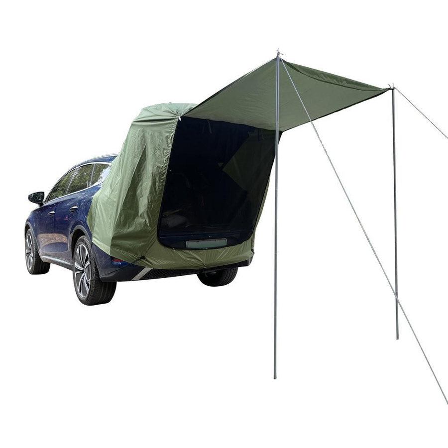 TOMTOP JMS Outdoor-Auto-Kofferraum-Zelt mit Baldachin für Camping und Picknick, Armee Grün - Bild 2