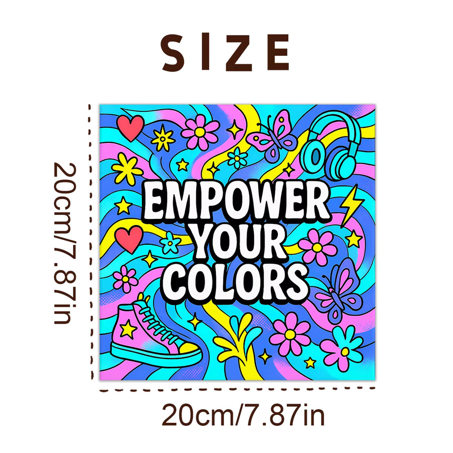 EMPOWER YOUR COLORS Graffiti-Malbuch, 24-seitig, 1-teiliges Set - Bild 4
