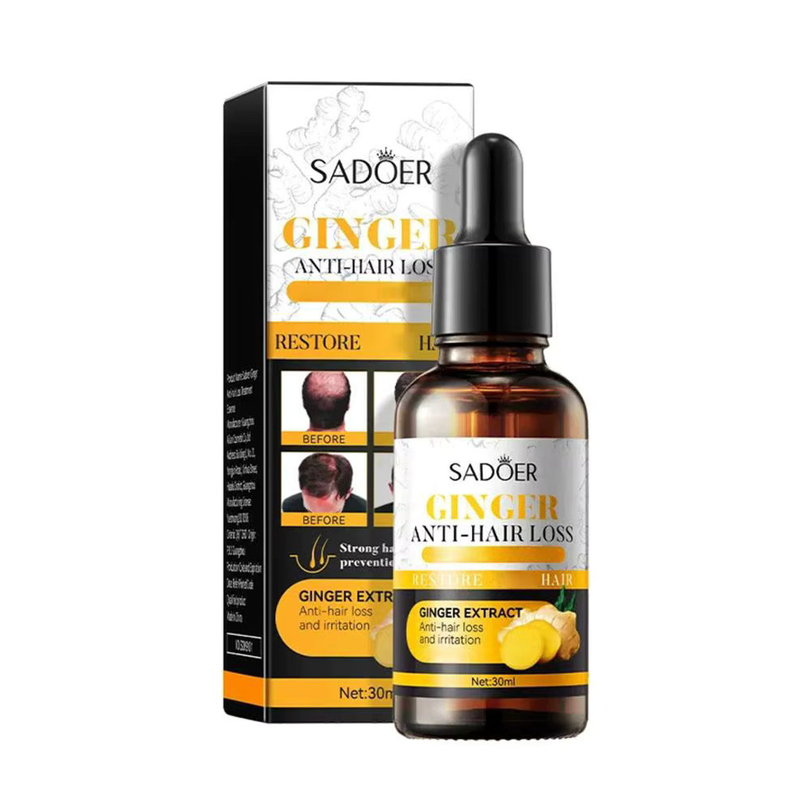 SADOER Haaröl mit Schwarzem Sesam, Ingwer und Biotin, für trockenes Haar - Bild 7