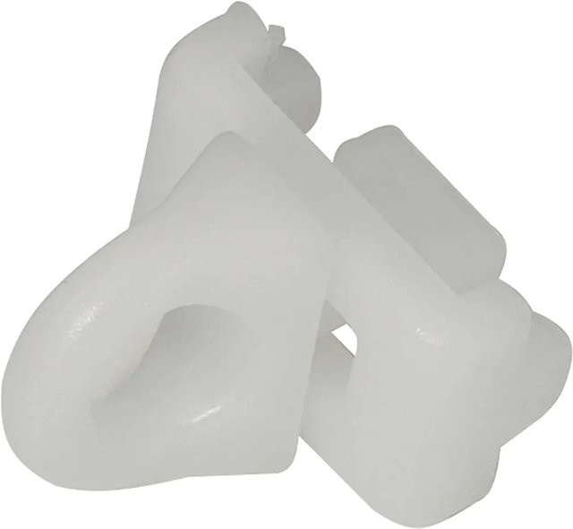 Mydeco Gardinenstopper Multitrack Endcap Weiß B: 3,2 cm, T: 1,1 cm - Bild 1
