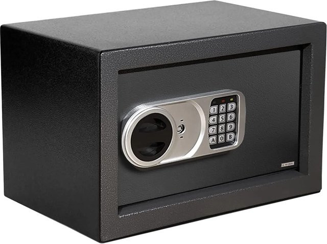KARAT Safemaxx Elektronischer Tresor mit Zahlenschloss in Anthrazit B: 20 cm, T: 20 cm, H: 31 cm - Bild 1
