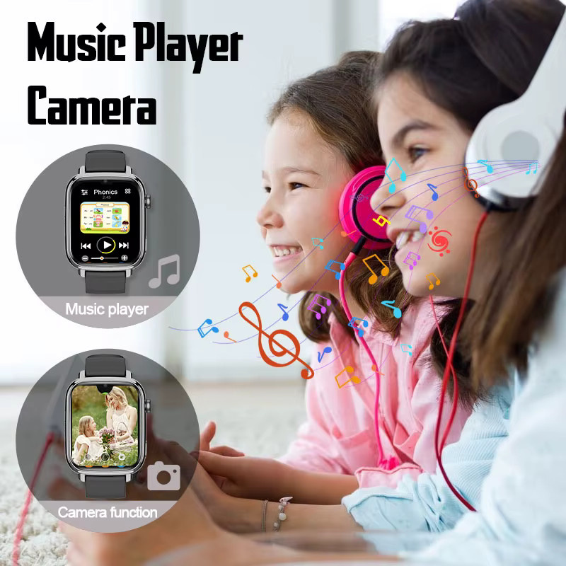 Wonlex KT34 Kinder-Smartwatch mit 4G, WiFi und GPS-Tracker in Schwarz - Bild 5