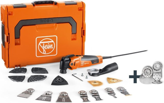 Fein MultiMaster 500PLUS Edition M Multitool zum Schleifen und Fliesen trennen, Orange - Bild 1