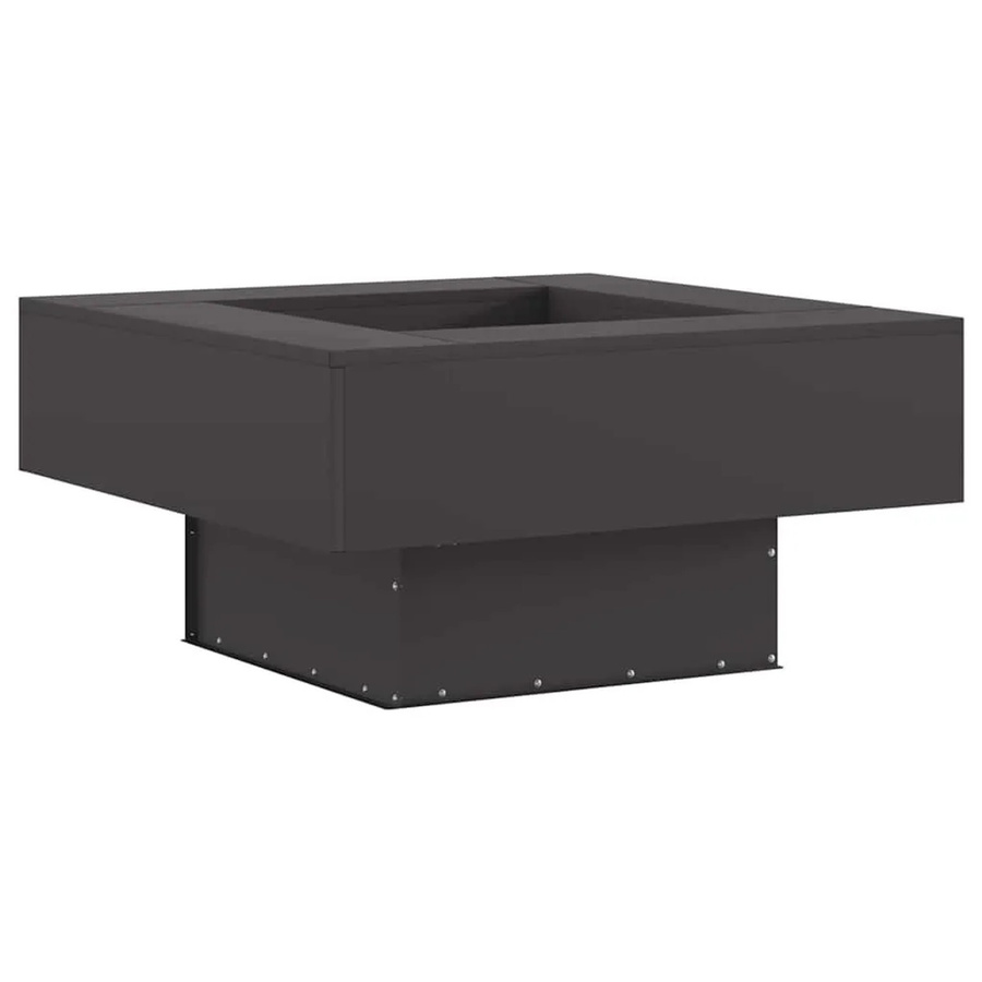 vidaXL Feuerstelle aus Stahl in Schwarz B/T/H: 80 x 80 x 40 cm - Bild 2