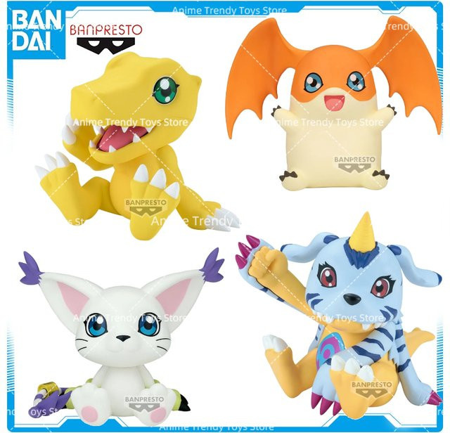 Bandai Digimon Agumon Sofubi Figur, Blau - Bild 1
